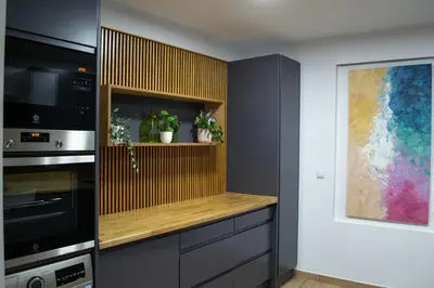 Una cocina o zona de cocina en Casa Rural Doña Sol