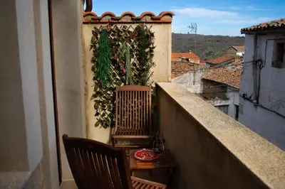 Un balcón o terraza de Casa Rural Doña Sol