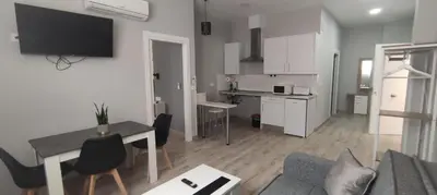 Una cocina o zona de cocina en Apartamentos Las trece llaves