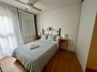 Cama o camas de una habitación en Los Seis Caños