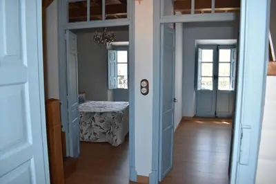 Cama o camas de una habitación en Casa Amarilla Arribes