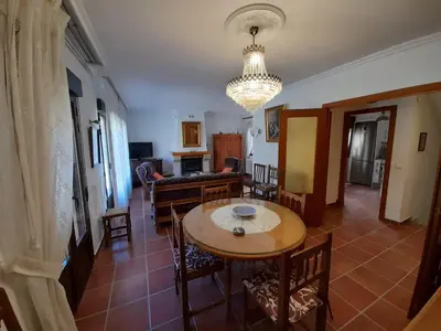 Zona de estar de La casa del puerto