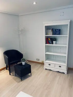 Biblioteca en el apartamento