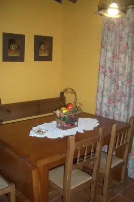 Zona de estar de Casa rural El Leñador