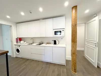 Una cocina o zona de cocina en El Mirador del Poeta