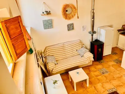 Zona de estar de MaderaVieja - Piscina & Jacuzzi