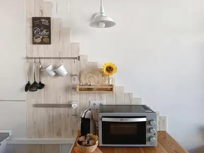 Una cocina o zona de cocina en Las Gemelas 1 y 2 apartamentos turísticos