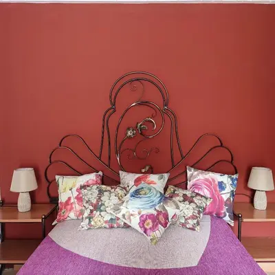 Cama o camas de una habitación en Casa Rural Maribel