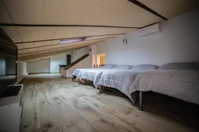 Cama o camas de una habitación en El Refugio de Felix