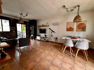 Zona de estar de Gredos Starlight House