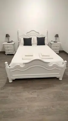 Cama o camas de una habitación en Castella Aquae II Amplio loft para dos