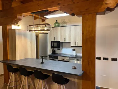 Una cocina o zona de cocina en El Mirador de Gredos 3