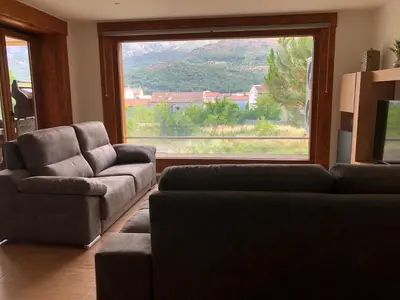 Zona de estar de El Mirador de Gredos 1