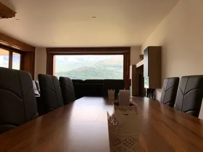 Zona de estar de El Mirador de Gredos 1