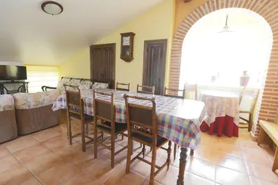 Zona de estar de Casa Fina Espeja (Salamanca)