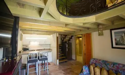 Una cocina o zona de cocina en Casa del Cerro es una singular casa rural de fácil acceso