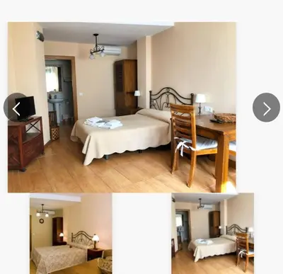 Cama o camas de una habitación en Estudio con cocina y baño privado