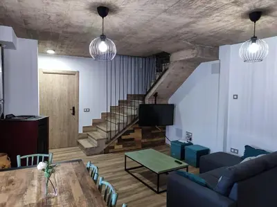 Zona de estar de La Cartería de Trabanca