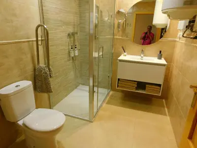 Un baño de Alojamiento Coria