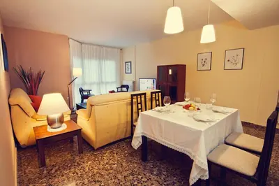 Zona de estar de Apartamentos Turísticos Ceres Parking Gratis