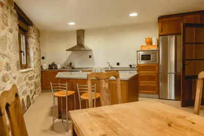 Una cocina o zona de cocina en La pata del buey