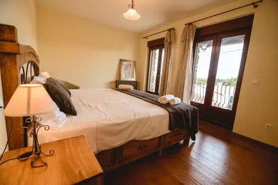 Cama o camas de una habitación en La pata del buey