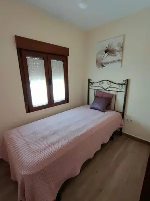 Cama o camas de una habitación en Casa Valentín