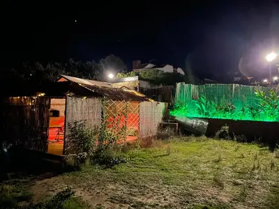 Jardín al aire libre en Relajante Casa Atalaya