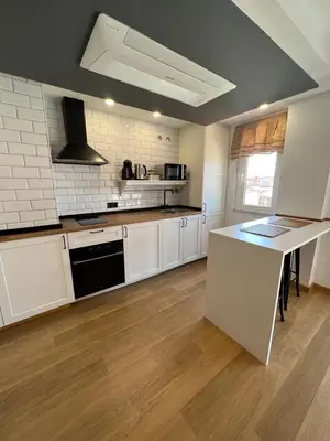 Una cocina o zona de cocina en El Balcón de ALBA -La DUQUESITA II