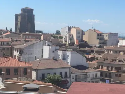 Vista general de Alba de Tormes o vista desde el apartamento