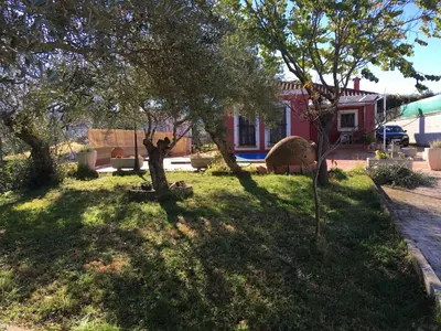 Jardín al aire libre en Casa situada en un entorno natural Casa Rural La Serena