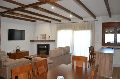 Zona de estar de Casa Rural La Madroña