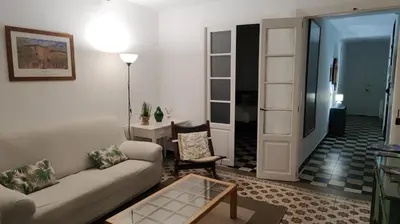 Zona de estar de La Casa de Lea