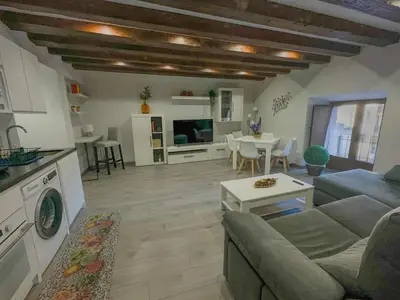 Una cocina o zona de cocina en Apartamentos La Camelia