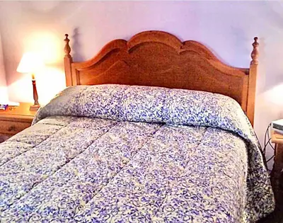 Cama o camas de una habitación en Casa Rural Los Olmos