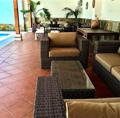 Zona de estar de Casa Rural Los Olmos