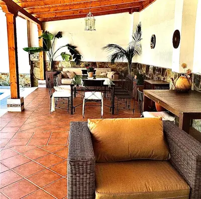 Zona de estar de Casa Rural Los Olmos