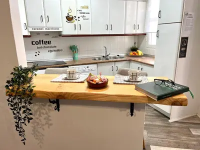 Una cocina o zona de cocina en AGUA DULCE , Apartamento Rural