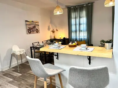 Zona de estar de AGUA DULCE , Apartamento Rural