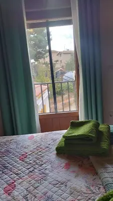Cama o camas de una habitación en Casa rural los 7 pinos de Gredos