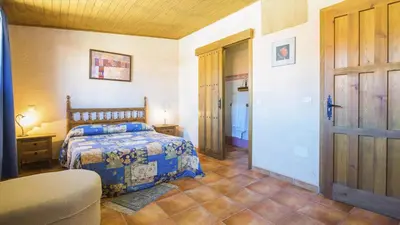 Cama o camas de una habitación en Casa Rural La Fragua de Manuel