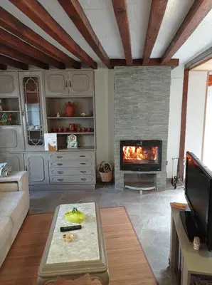 Una cocina o zona de cocina en Casa Rural Estajero