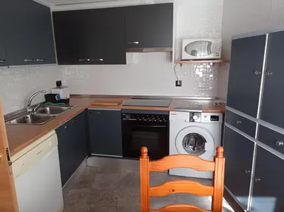 Una cocina o zona de cocina en Casa Rural Estajero