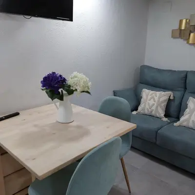 Zona de estar de La Grulla Apartamento Rural