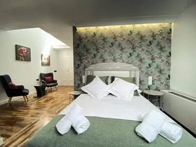 Cama o camas de una habitación en Plaza Mayor Salamanca