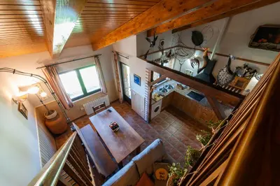 Zona de estar de Casa rural Los Cántaros. Zarapicos
