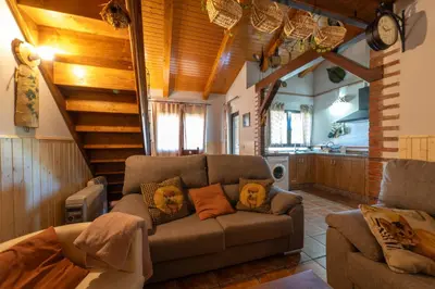 Zona de estar de Casa rural Los Cántaros. Zarapicos