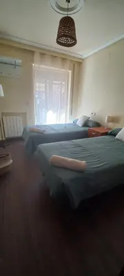 Cama o camas de una habitación en Monterrey del Prior.