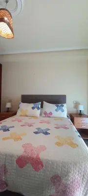 Cama o camas de una habitación en Monterrey del Prior.