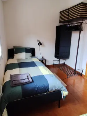 Cama o camas de una habitación en Apartamento El Corazón de Gredos